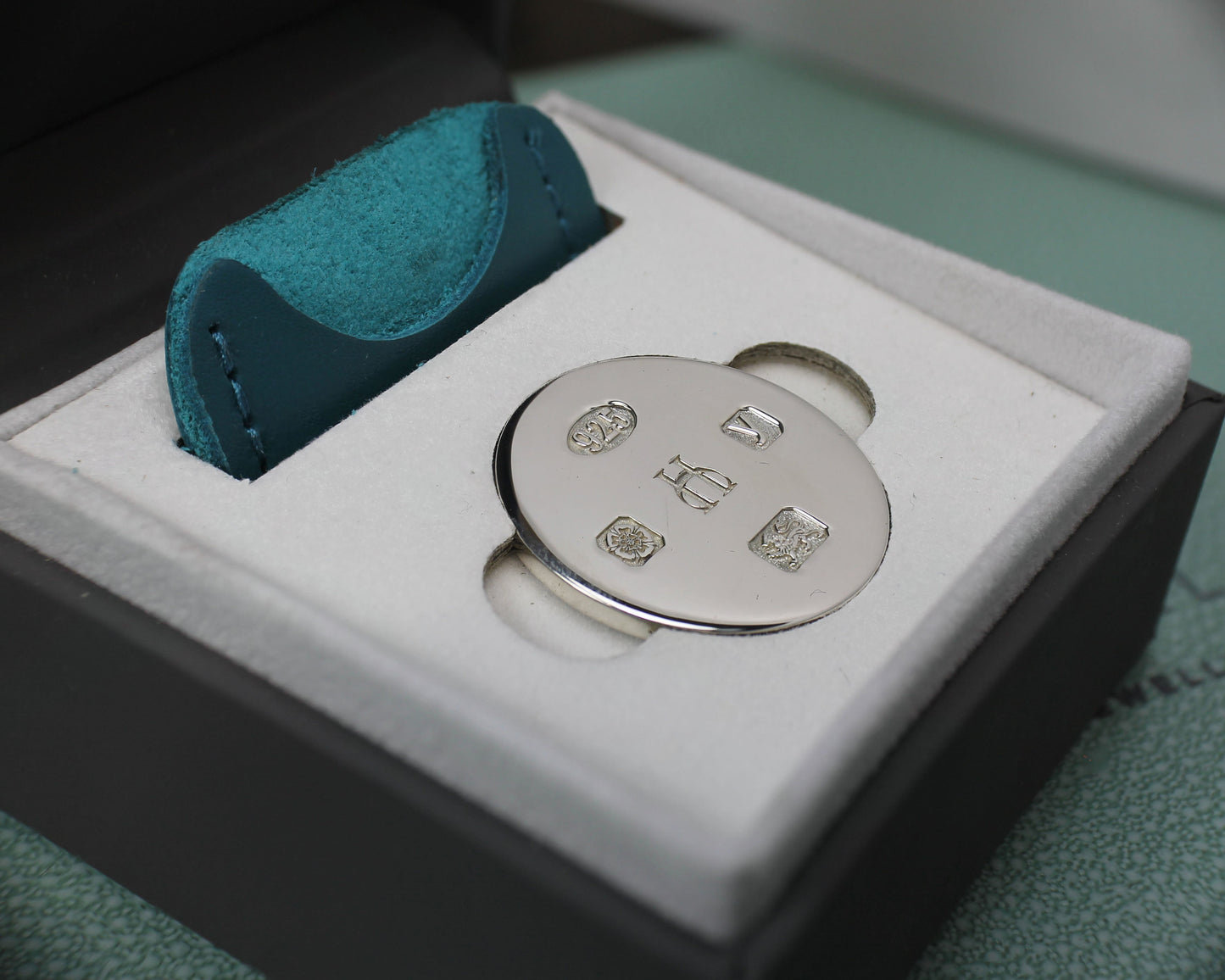 Sterling Silver Personalised Golf Ball Marker | Prestige Edition | Hallmarked Precious Metal