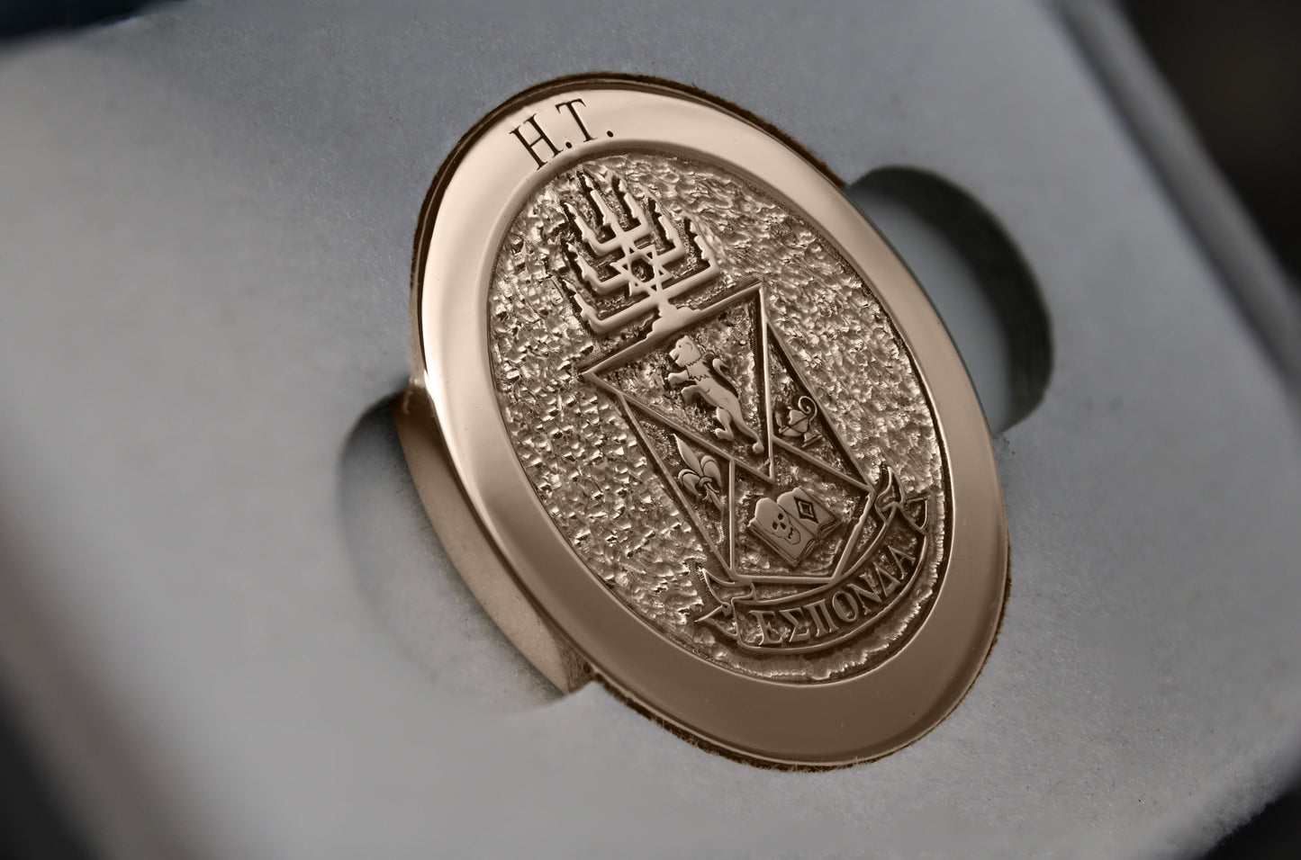 9ct Rose Gold Personalised Golf Ball Marker | Prestige Edition | Hallmarked Precious Metal