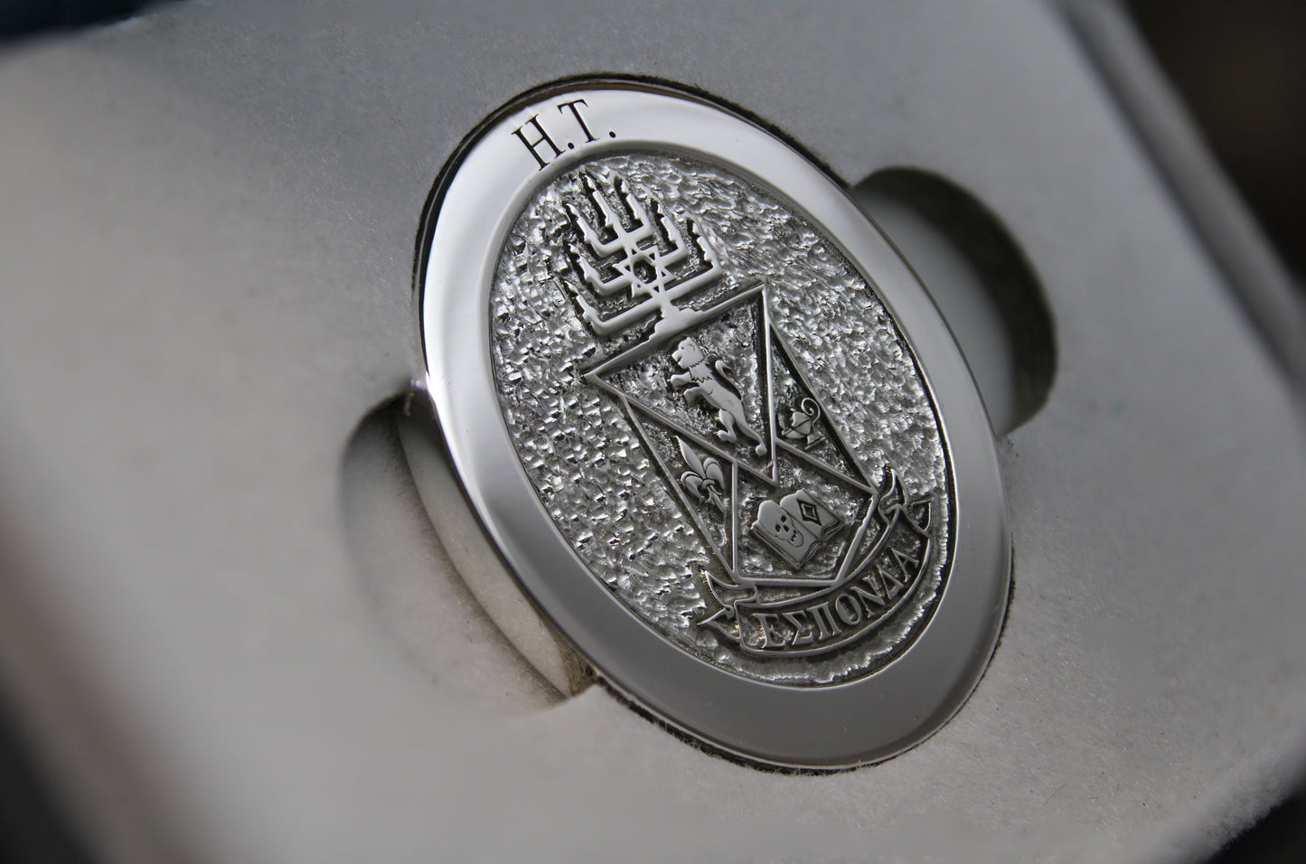 Platinum Personalised Golf Ball Marker | Prestige Edition | Hallmarked Precious Metal